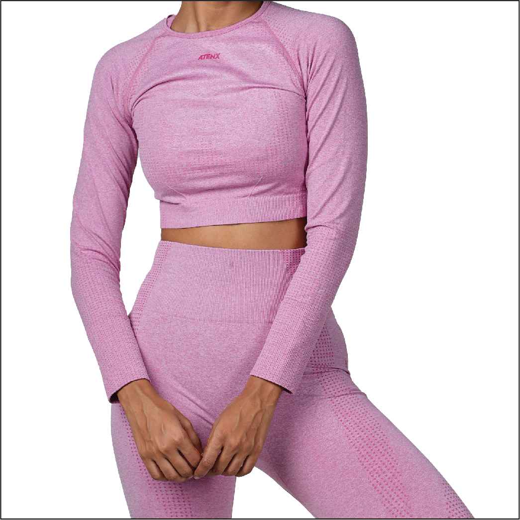 Pink Compression Full Sleeve - Atenx Sportswear
